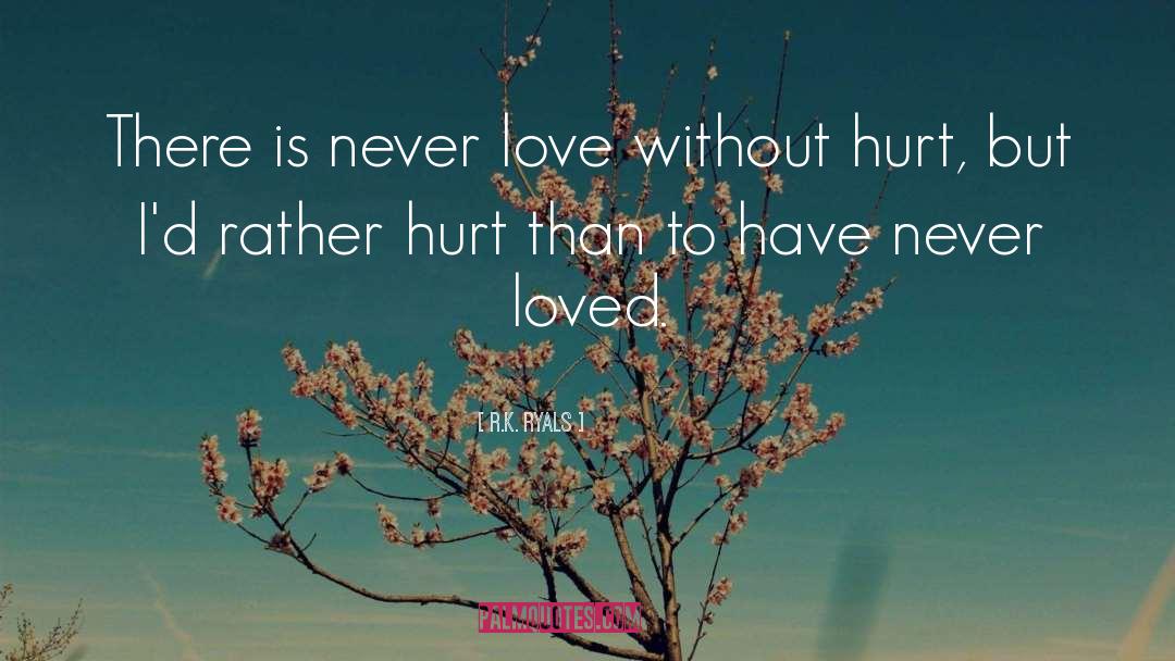 R.K. Ryals Quotes: There is never love without