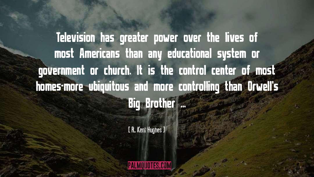R. Kent Hughes Quotes: Television has greater power over