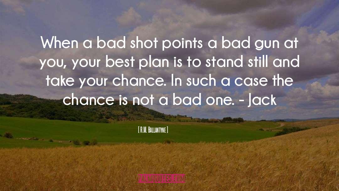 R.M. Ballantyne Quotes: When a bad shot points