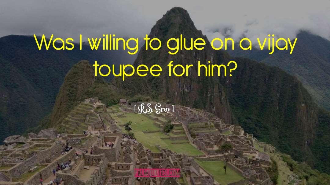 R.S. Grey Quotes: Was I willing to glue