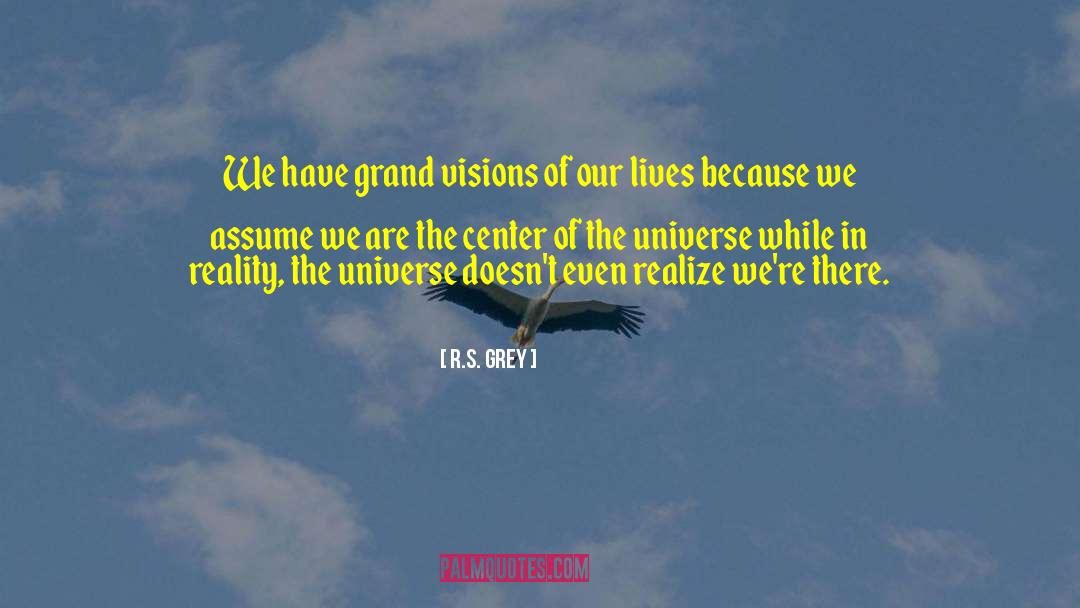 R.S. Grey Quotes: We have grand visions of