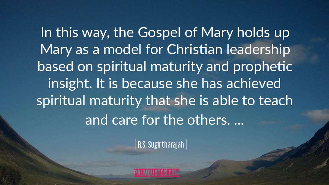 R.S. Sugirtharajah Quotes: In this way, the Gospel