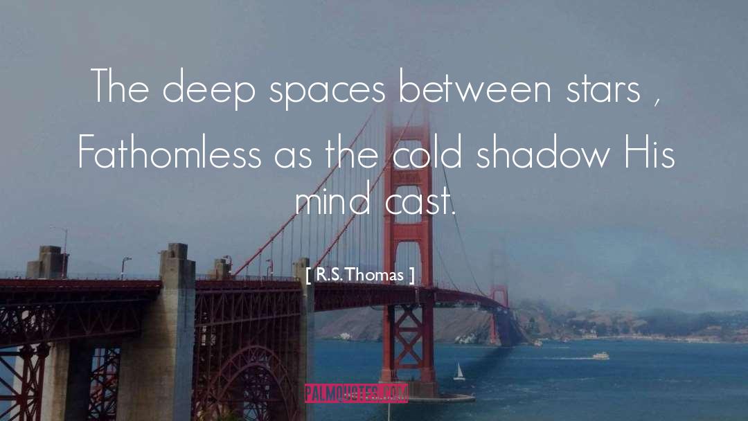 R.S. Thomas Quotes: The deep spaces between stars