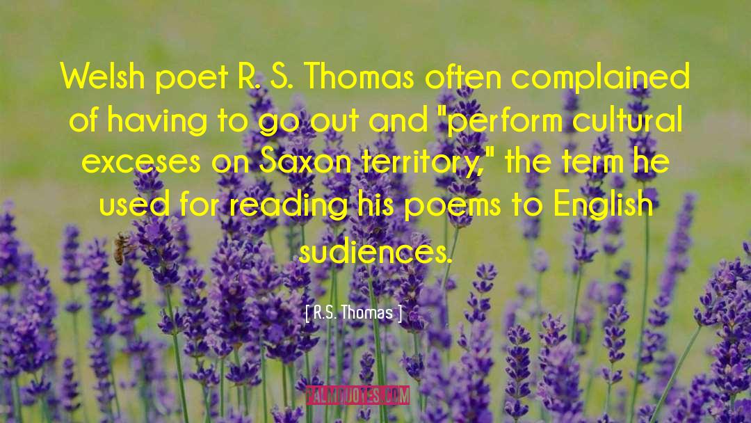 R.S. Thomas Quotes: Welsh poet R. S. Thomas
