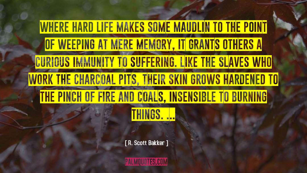 R. Scott Bakker Quotes: Where hard life makes some