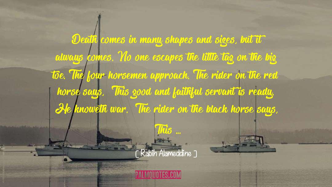 Rabih Alameddine Quotes: Death comes in many shapes