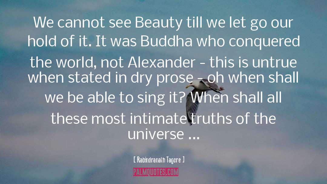 Rabindranath Tagore Quotes: We cannot see Beauty till