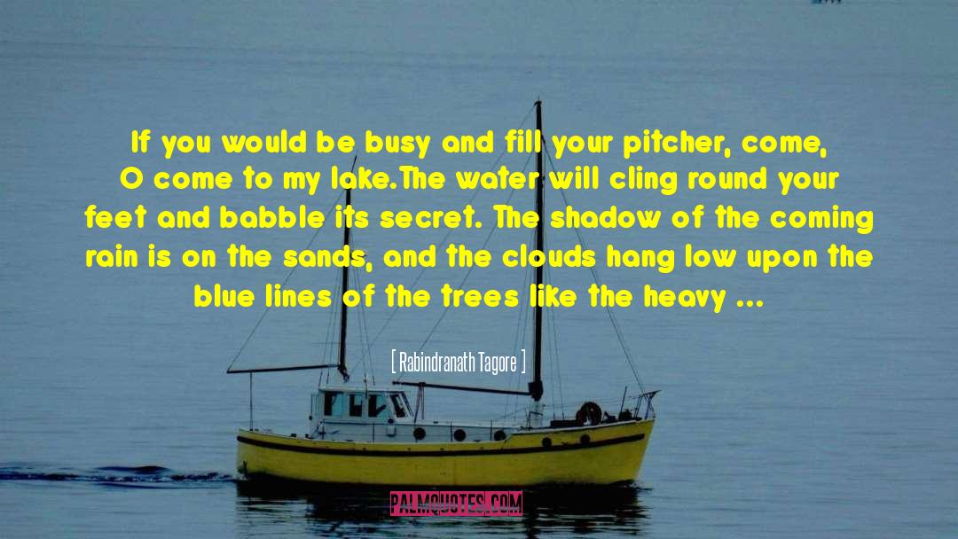 Rabindranath Tagore Quotes: If you would be busy