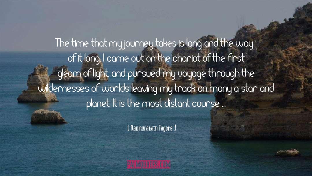Rabindranath Tagore Quotes: The time that my journey