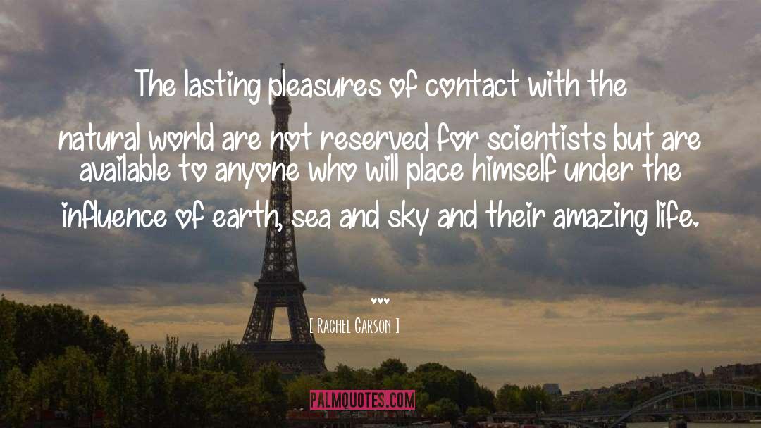 Rachel Carson Quotes: The lasting pleasures of contact