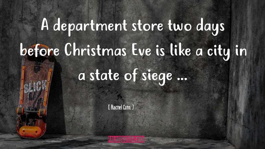 Rachel Cohn Quotes: A department store two days