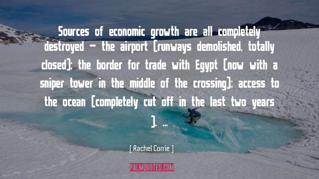 Rachel Corrie Quotes: Sources of economic growth are