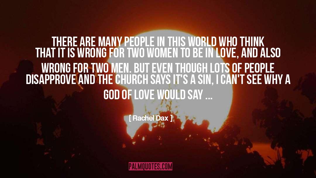 Rachel Dax Quotes: There are many people in