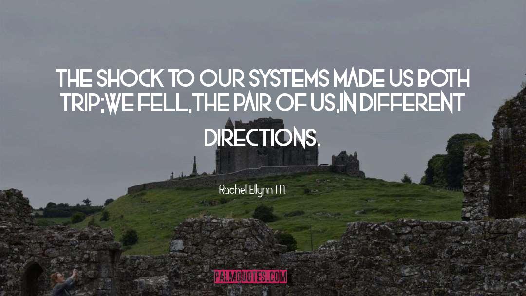 Rachel Ellynn M. Quotes: The shock to our systems