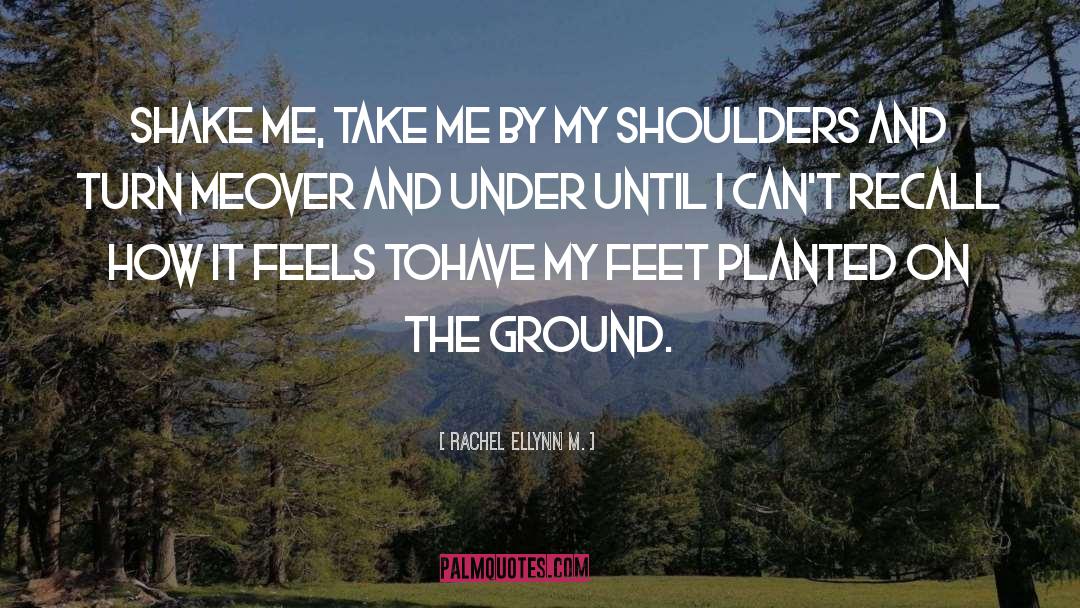 Rachel Ellynn M. Quotes: Shake me, take me by