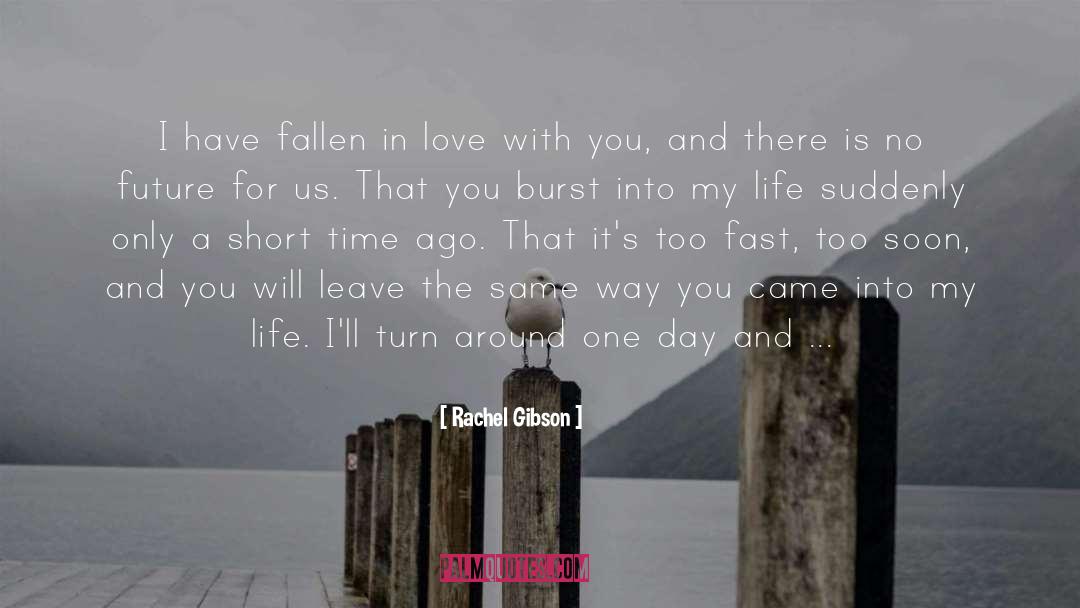 Rachel Gibson Quotes: I have fallen in love