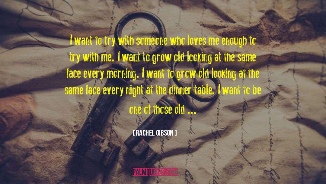 Rachel Gibson Quotes: I want to try with