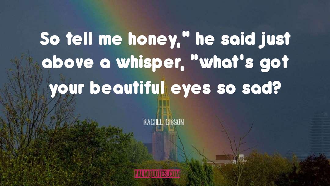 Rachel Gibson Quotes: So tell me honey,