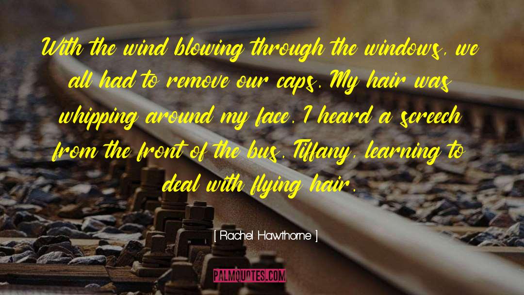 Rachel Hawthorne Quotes: With the wind blowing through