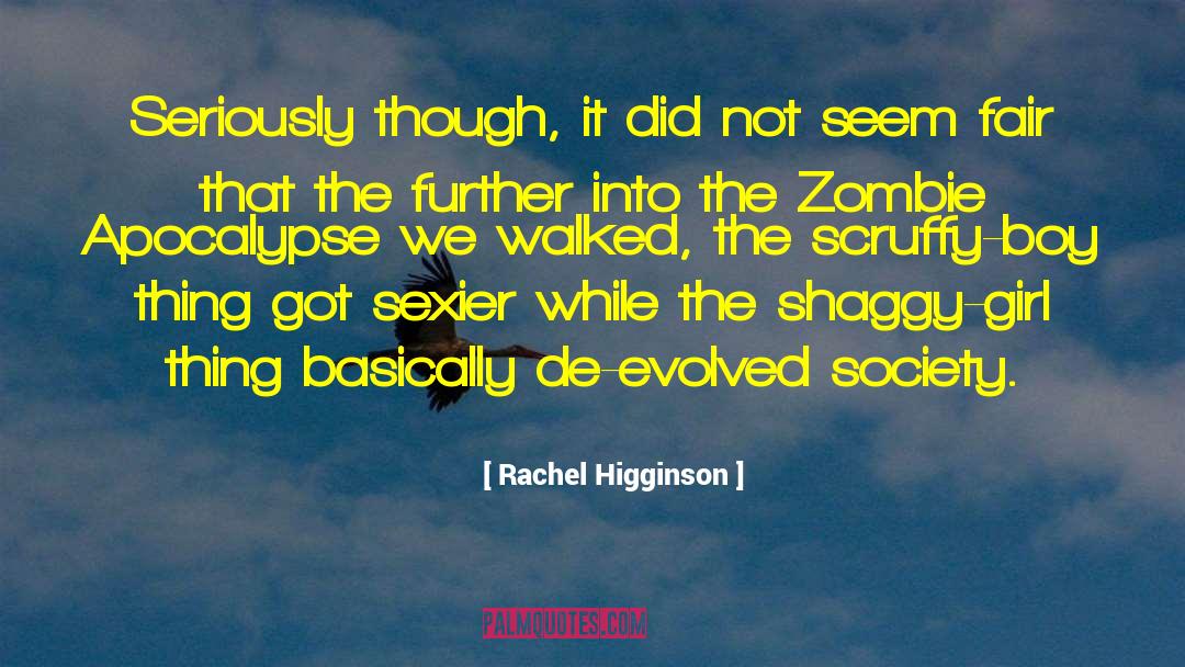 Rachel Higginson Quotes: Seriously though, it did not