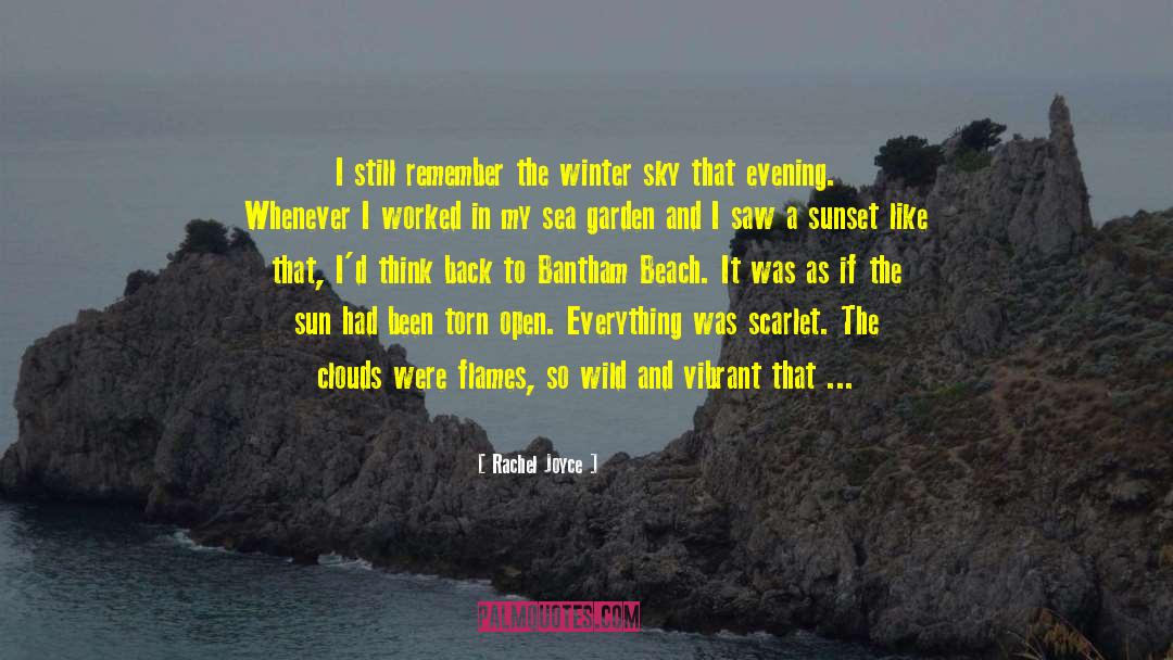 Rachel Joyce Quotes: I still remember the winter