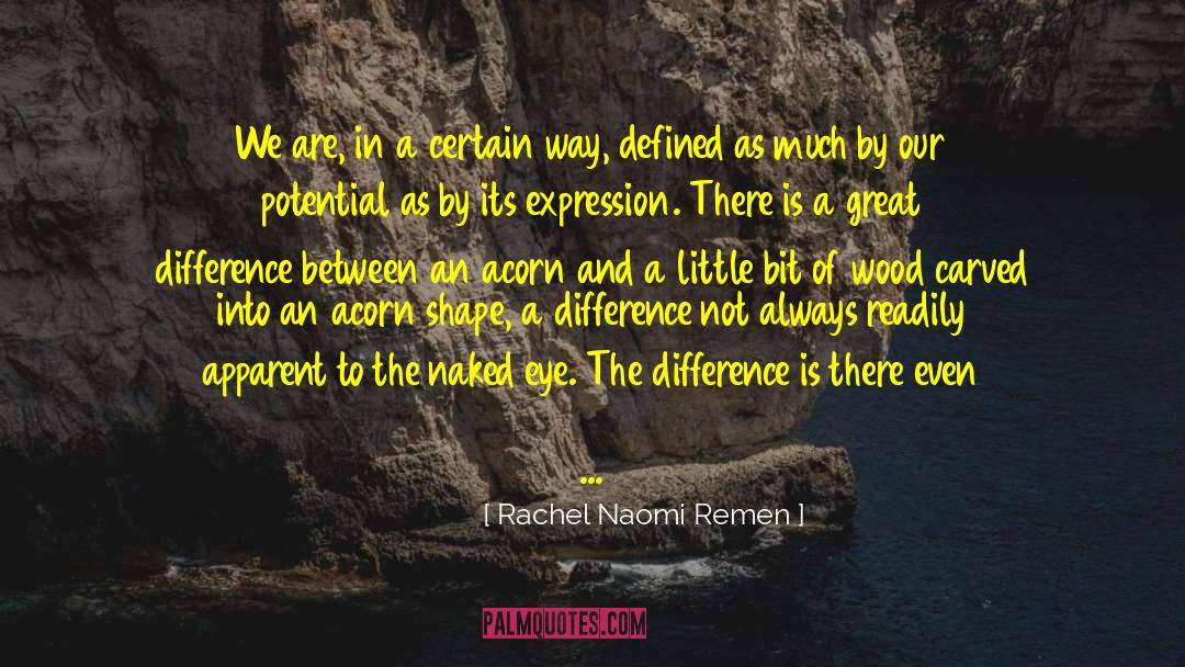 Rachel Naomi Remen Quotes: We are, in a certain