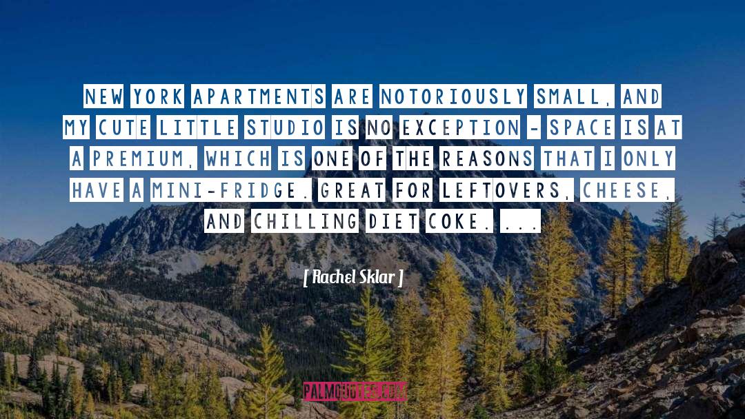 Rachel Sklar Quotes: New York apartments are notoriously