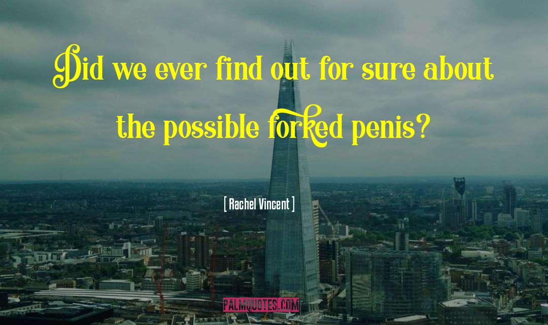 Rachel Vincent Quotes: Did we ever find out