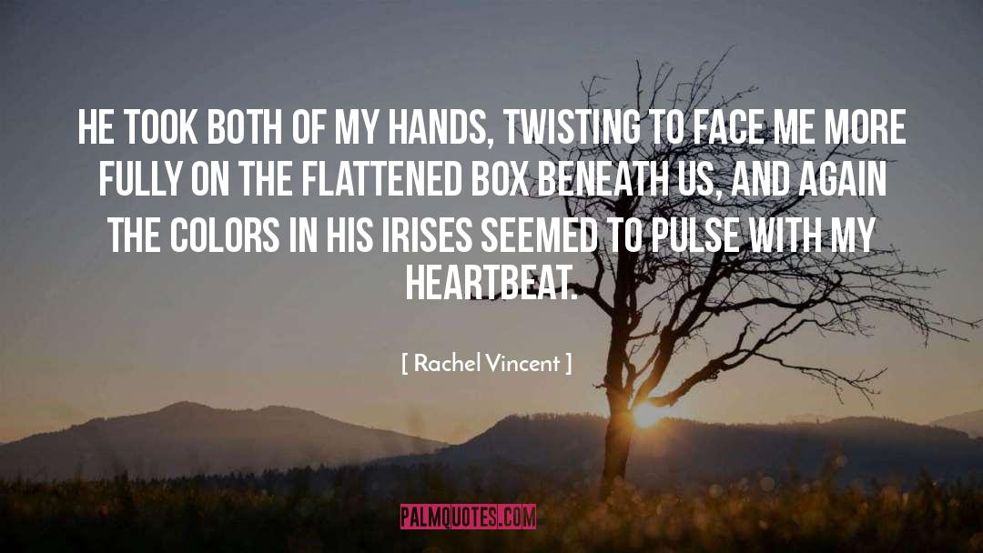 Rachel Vincent Quotes: He took both of my