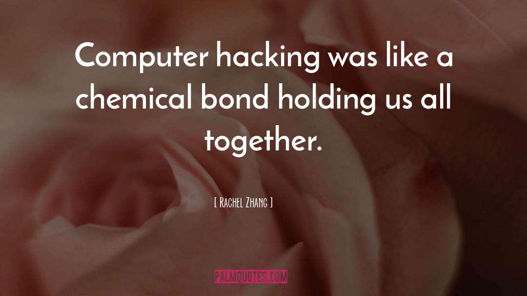 Rachel Zhang Quotes: Computer hacking was like a