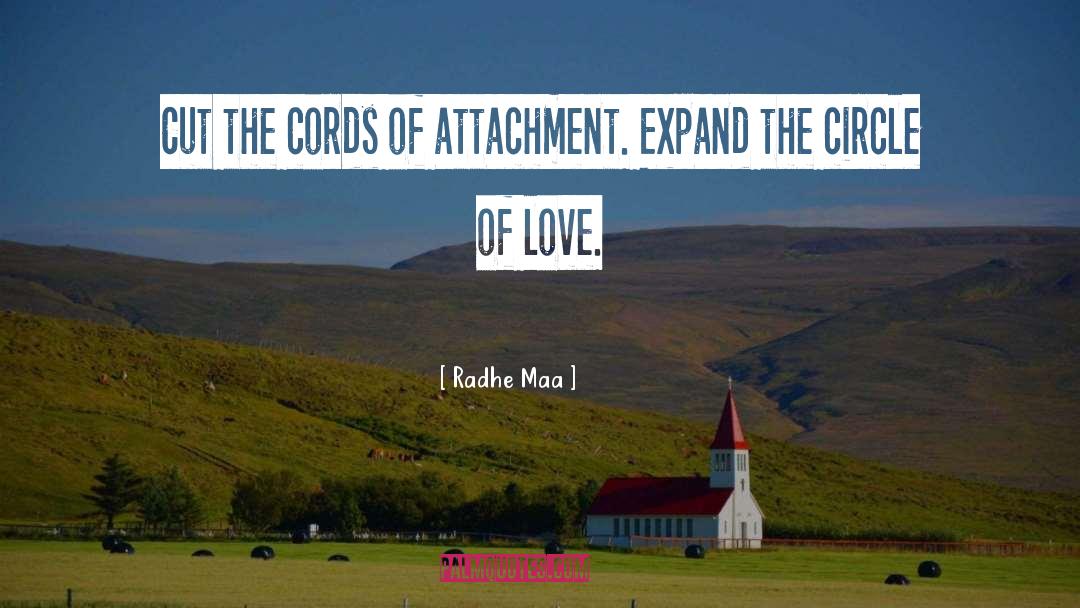Radhe Maa Quotes: Cut the cords of attachment.