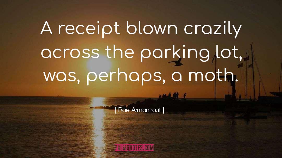 Rae Armantrout Quotes: A receipt blown crazily across