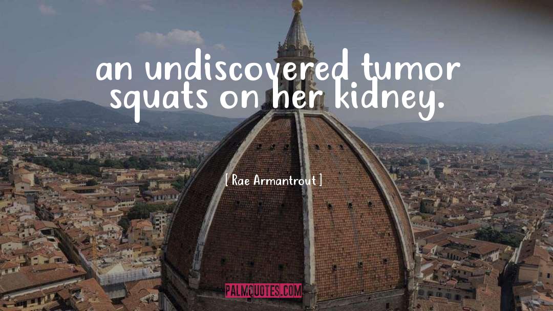 Rae Armantrout Quotes: an undiscovered tumor squats on