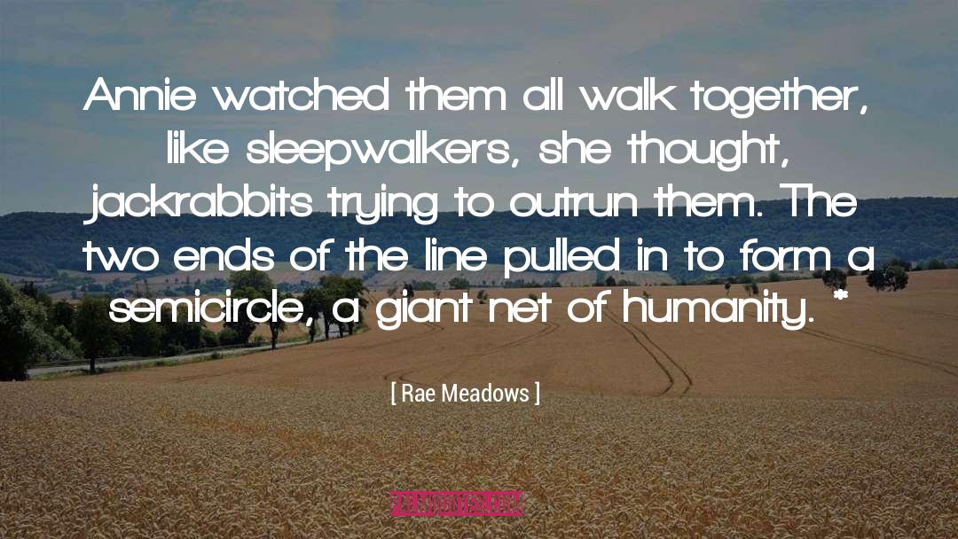 Rae Meadows Quotes: Annie watched them all walk