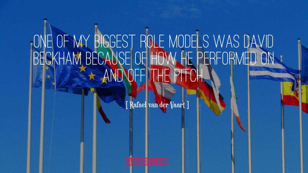 Rafael Van Der Vaart Quotes: One of my biggest role