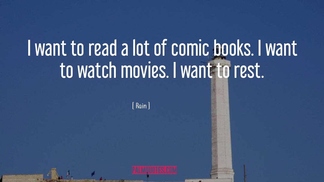 Rain Quotes: I want to read a