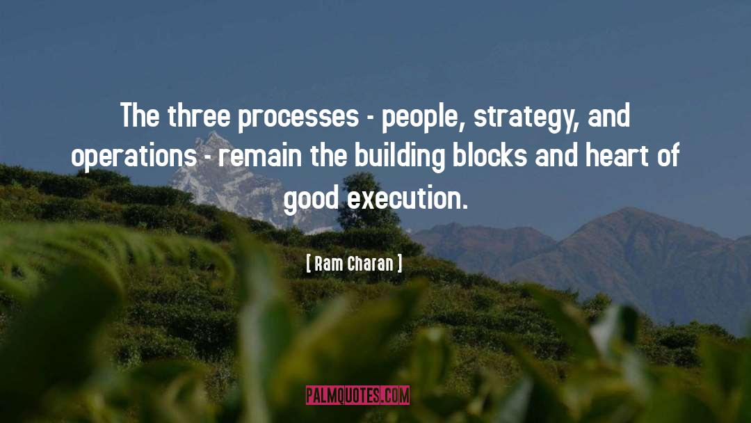 Ram Charan Quotes: The three processes - people,