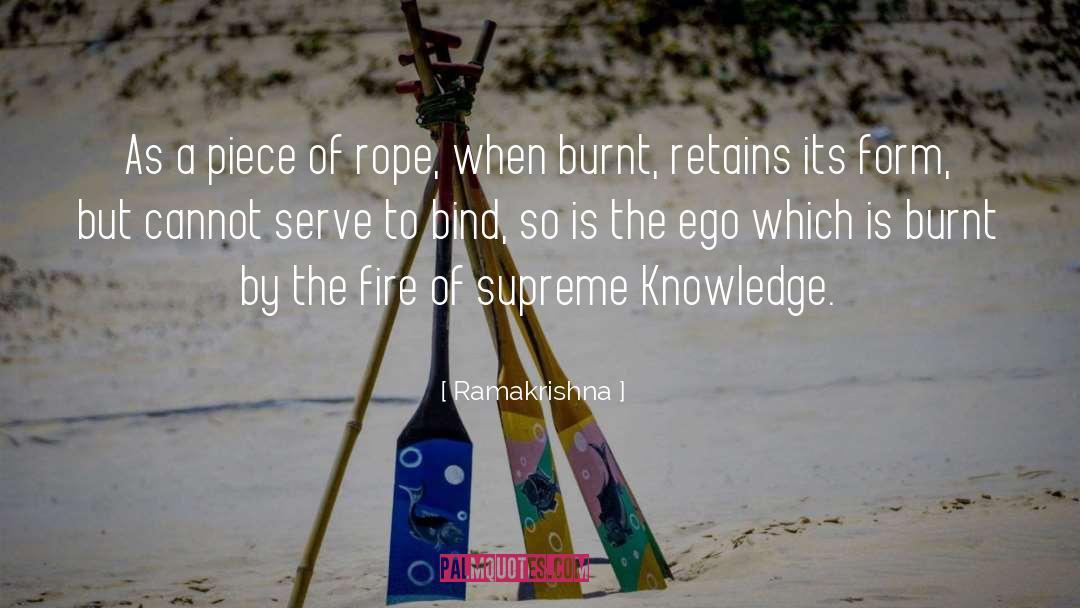 Ramakrishna Quotes: As a piece of rope,