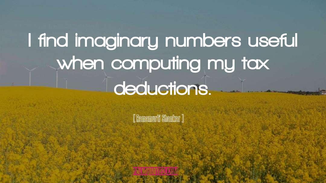 Ramamurti Shankar Quotes: I find imaginary numbers useful