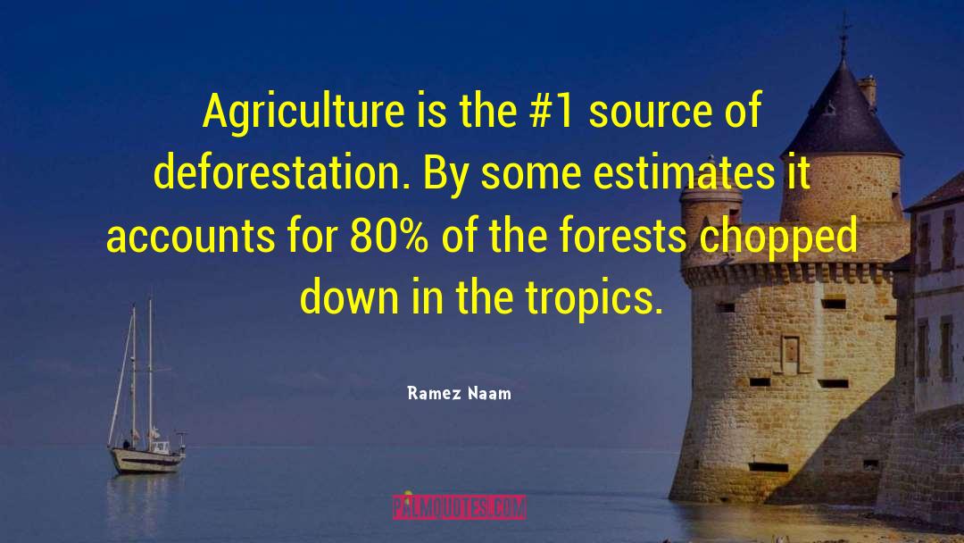 Ramez Naam Quotes: Agriculture is the #1 source