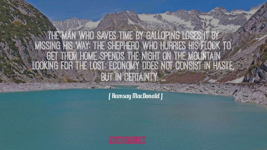 Ramsay MacDonald Quotes: The man who saves time