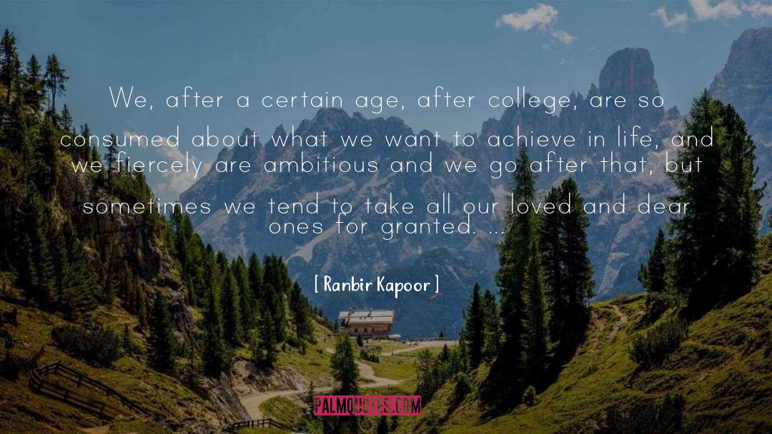 Ranbir Kapoor Quotes: We, after a certain age,