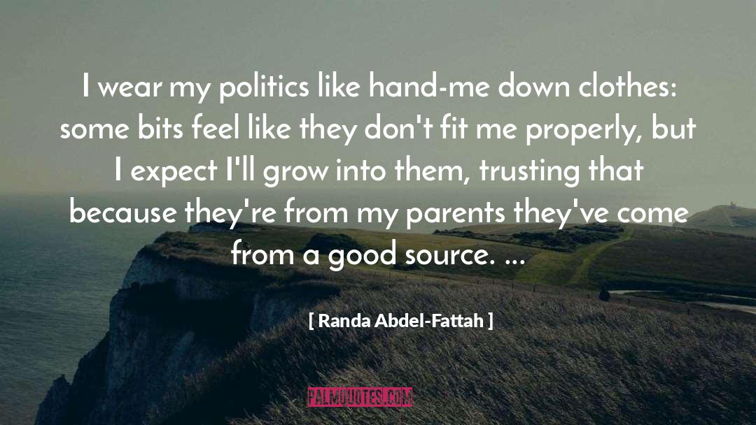 Randa Abdel-Fattah Quotes: I wear my politics like