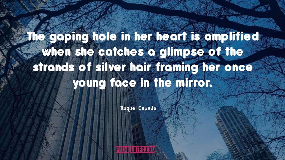 Raquel Cepeda Quotes: The gaping hole in her