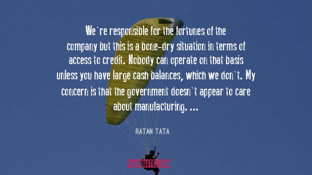 Ratan Tata Quotes: We're responsible for the fortunes