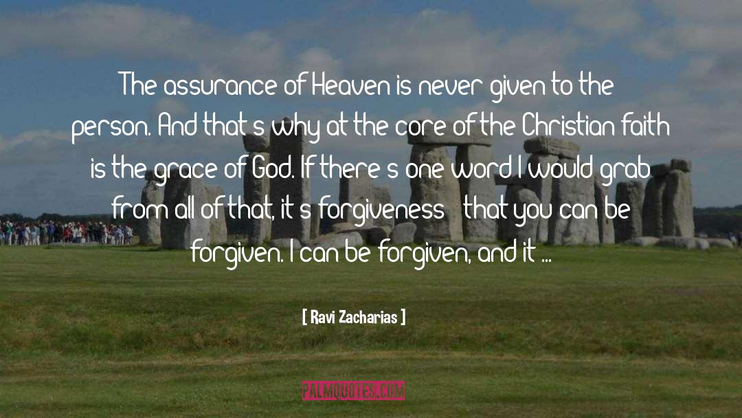 Ravi Zacharias Quotes: The assurance of Heaven is