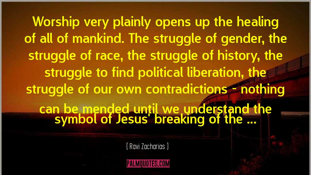 Ravi Zacharias Quotes: Worship very plainly opens up