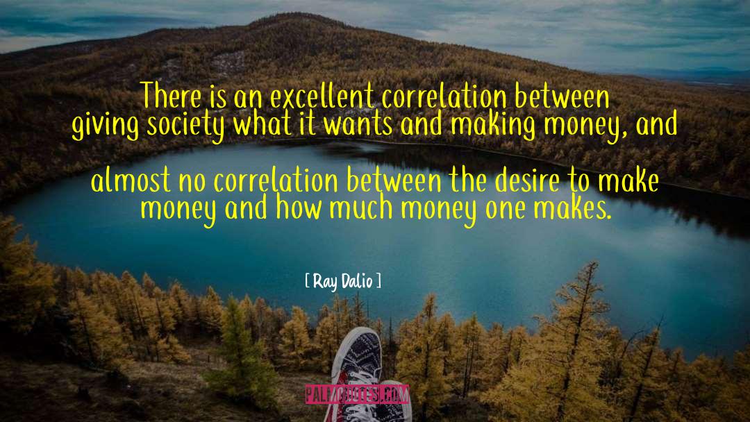 Ray Dalio Quotes: There is an excellent correlation