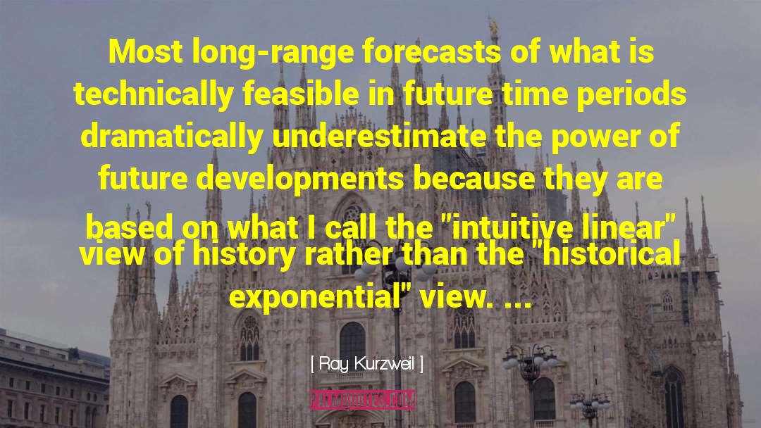 Ray Kurzweil Quotes: Most long-range forecasts of what