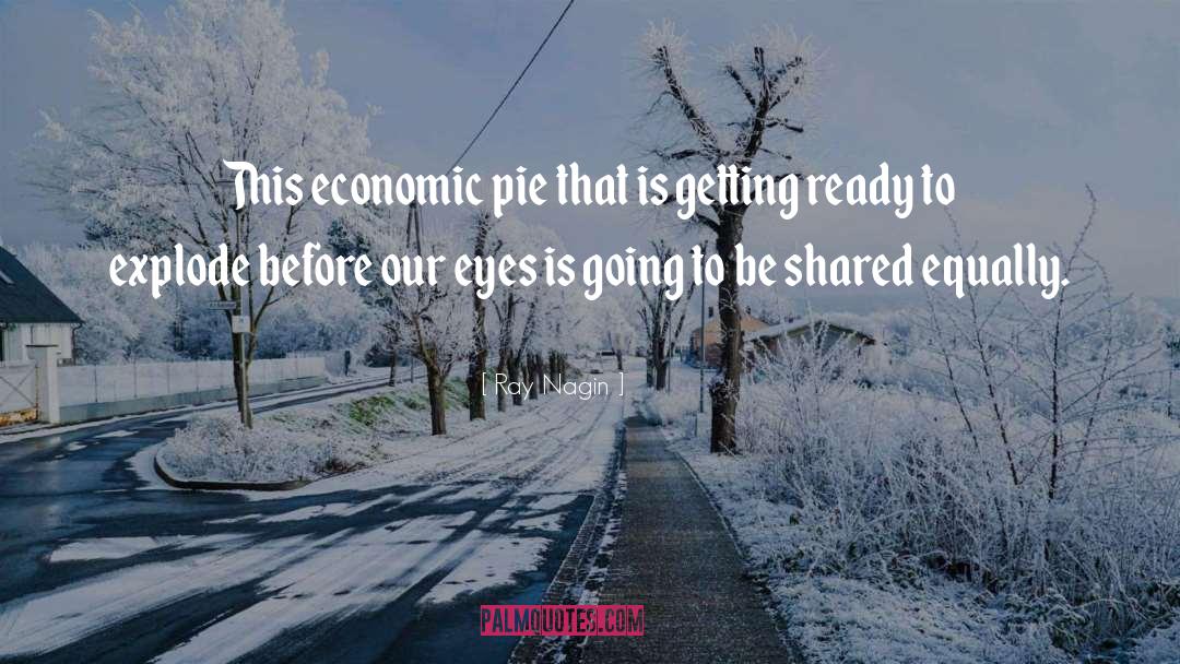 Ray Nagin Quotes: This economic pie that is